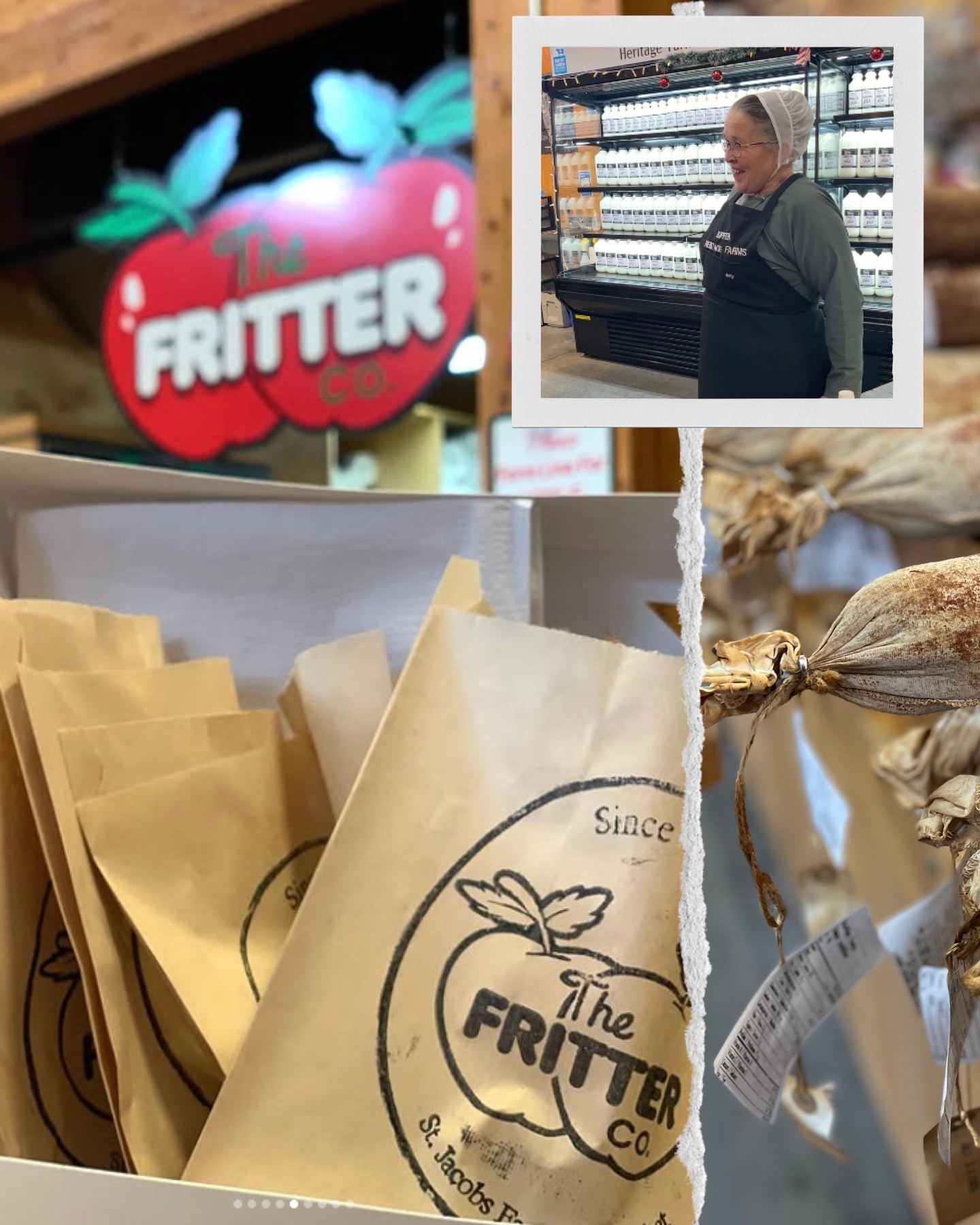 Get in the holiday spirit at the St Jacobs Farmers’ Market!
Every Thursday from January - April!
When you join the curated St Jacobs Market Food Tour, you will sink your teeth into food traditions, market history, the expertise of women and men that grow and produce the food they sell every week and most importantly… Treat samples for the foodie in you!
This market food tour is for people who care about what they eat, where it comes from and want to talk about it! Bring your appetite for food, culture, and history because you will leave with a whole new appreciation and an appetite for more .
Tour Highlights
* 6 tastings including cheese, preserves, meats, baking, and maple syrup!
* Introduction to Mennonite culture and history at The Mennonite Story
* Meet local farmers and food producers to hear the inspiration behind their hard work
* Learn some market history
* Small group of 8 or less people to ensure you have the best experience!
*This tour is not vegetarian or gluten free*
Comment FOODTOUR for info