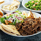 Greek Food served up on a plate from A Taste of Greece 