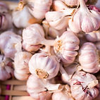 a pile of fresh garlic cloves at Simple Goodness