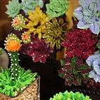 Floral Inspired 3D texture art by Lina Cooke Art