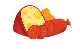 cheese sticker to collect at St. Jacobs Farmers Market